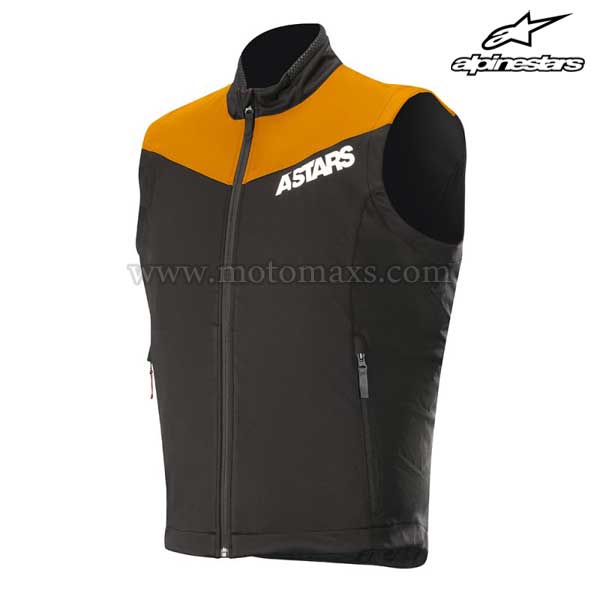 Chaleco Alpinestars "Session Race" Naranja Flúor-Negro.