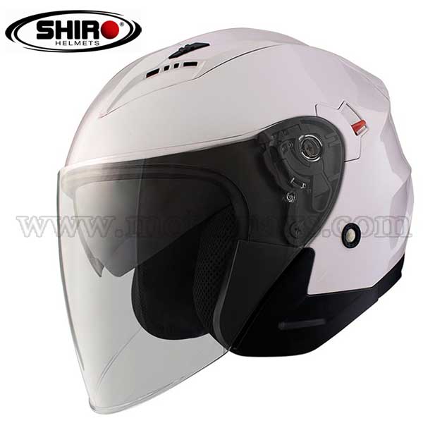 Casco Jet Shiro SH-450 "Tour" Blanco.