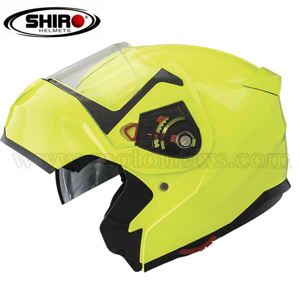 Casco Shiro SH-501 "Freedom" Amarillo Fluor.