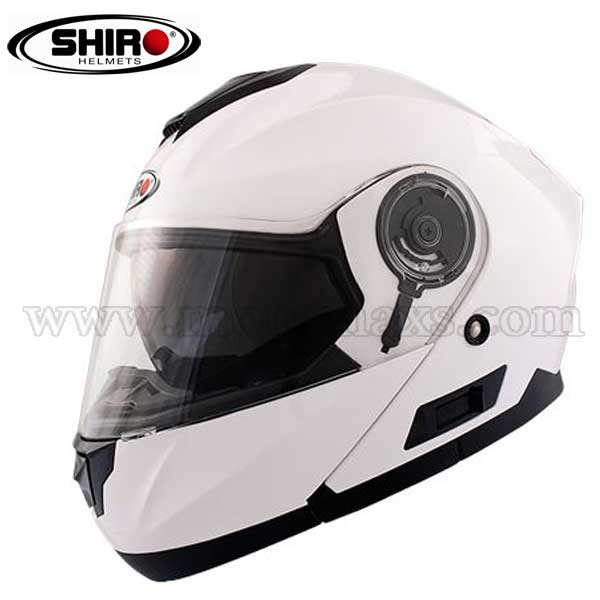 Casco Shiro SH-507 "Monocolor" Blanco.