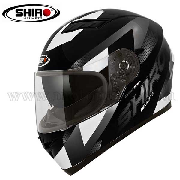 Casco Shiro SH-600 "Brno" Blanco.