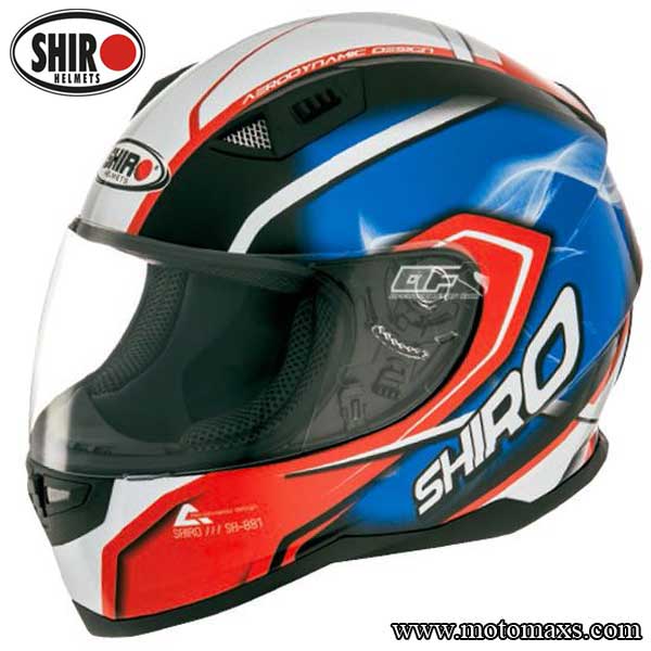 Casco Shiro SH-881 "Motegi" Rojo.