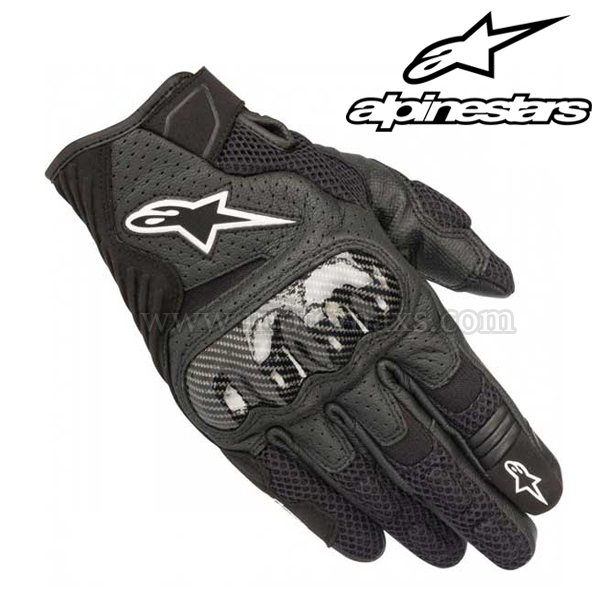 Guantes Alpinestars "SMX-1 AIR V2" Negros.