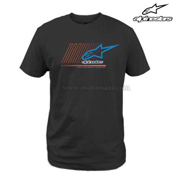 Camiseta Alpinestars "Snoker" Negra.