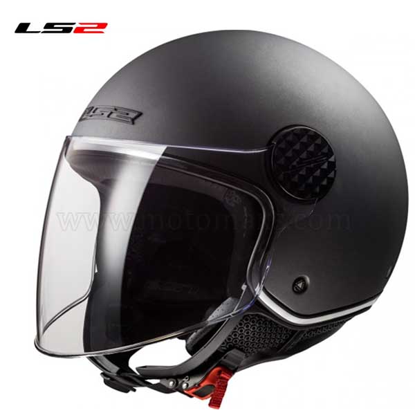 Casco Jet LS2 Sphere Lux OF558 "Solid" Titanio Mate.
