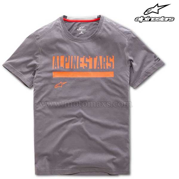 Camiseta Alpinestars "Stated Ride Dry" Carbón.