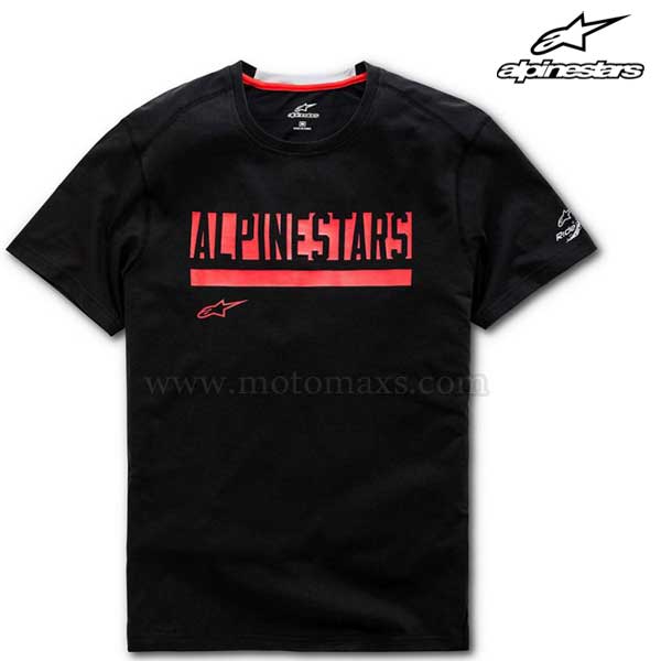 Camiseta Alpinestars "Stated Ride Dry" Negra.