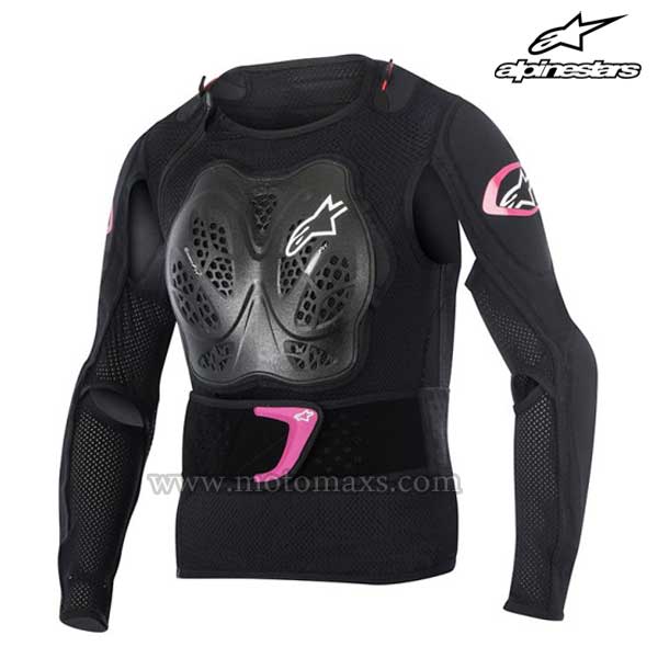 Peto Integral Alpinestars "Stella Bionic" Negro-Púrpura.