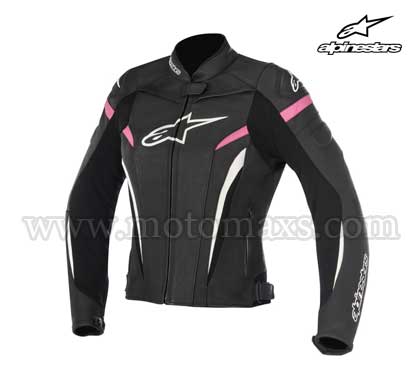 Chaqueta Alpinestars "Stella Gp Plus R V2" Negra-Fucsia.