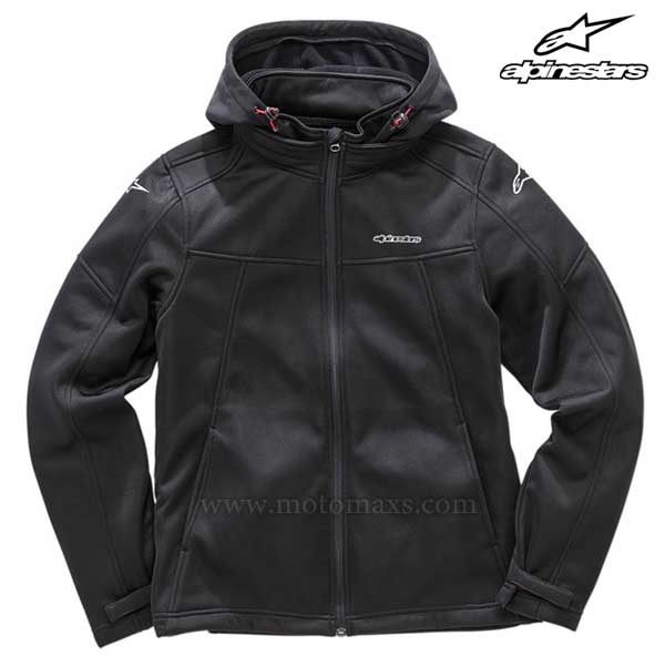 Sudadera Alpinestars "Stratified" Negra.