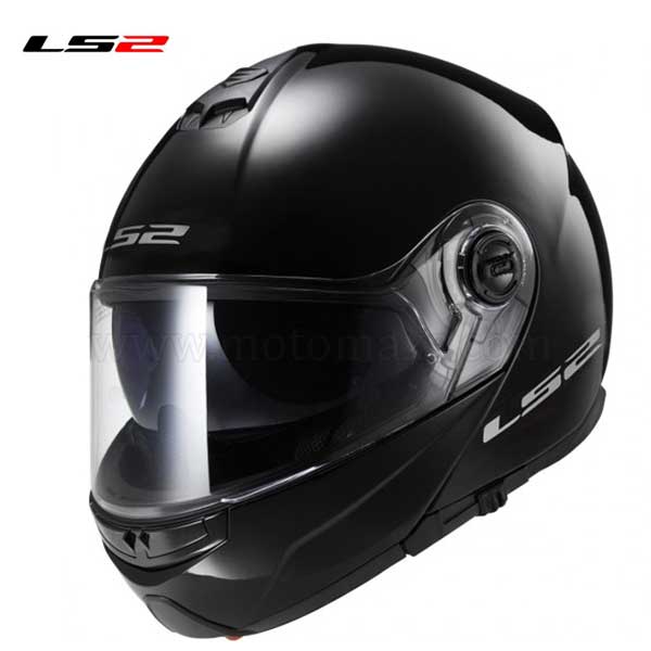 Casco LS2 Strobe FF325 "Solid" Negro.