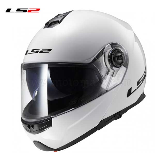Casco LS2 Strobe FF325 "Solid" Blanco.