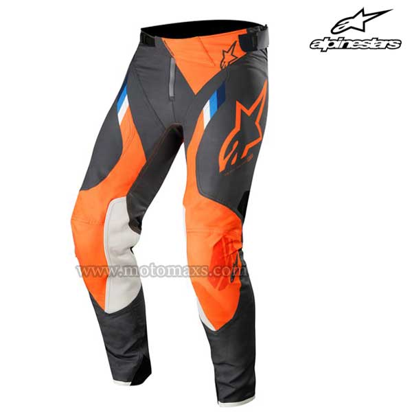 Pantalón Alpinestars "Supertech" Antracita-Naranja FL.