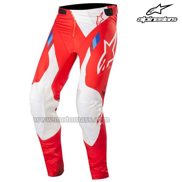 Pantalón Alpinestars "Supertech" Rojo-Blanco.