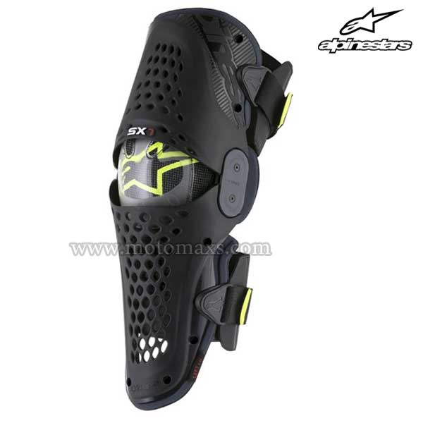 Rodilleras Alpinestars "SX-1" Negras-Antracita.