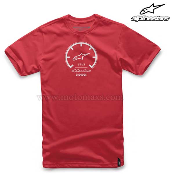 Camiseta Alpinestars "Tach" Roja.