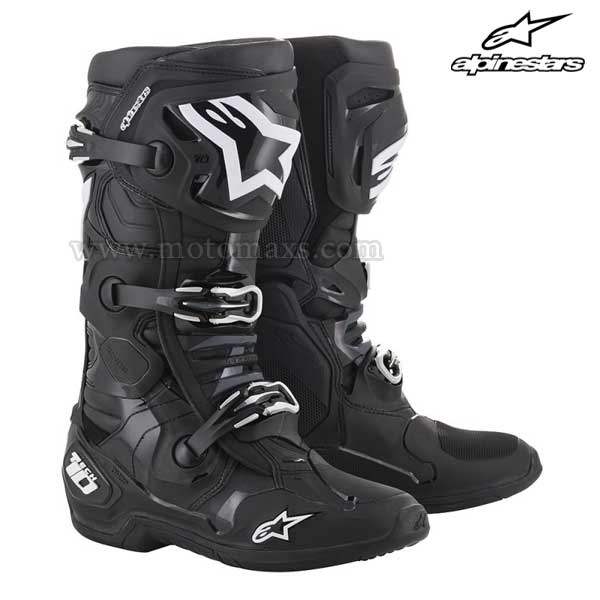 Botas Alpinestars "Tech 10" Negras.