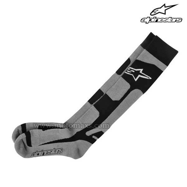 Calcetines Alpinestars "Coolmax Tech" Grises-Negros.