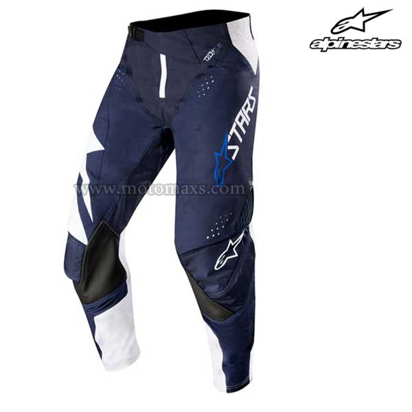 Pantalón Alpinestars "Techstar Factory" Blanco-Azul MA.