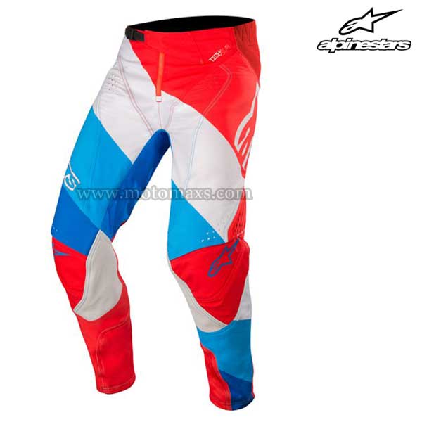 Pantalón Alpinestars "Techstar Venom" Rojo-Blanco-Azul.