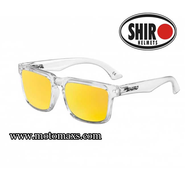 Gafas SHIRO DIAMOND Transparente Lente Dorada