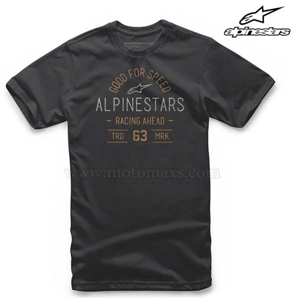 Camiseta Alpinestars "Tribute" Negra.