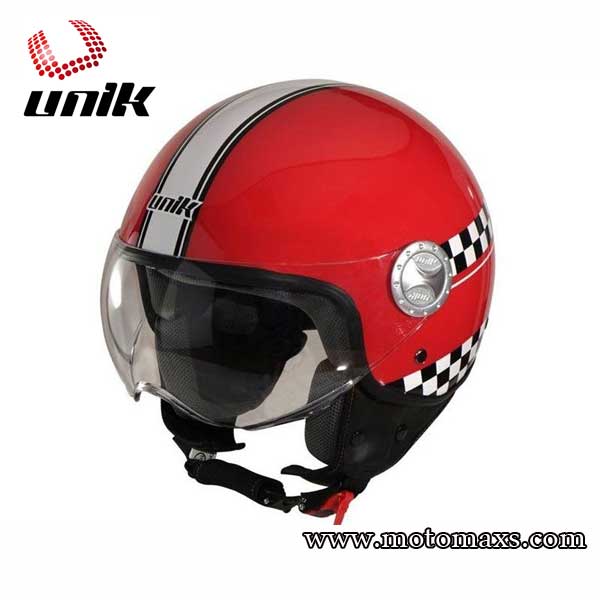 Casco Jet UNIK CJ-06 Rojo