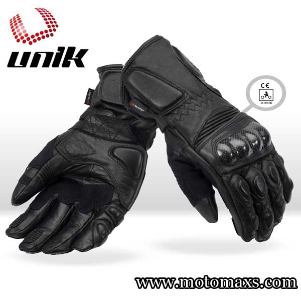 Guantes UNIK Invierno R-1 Racing Polartec Negro