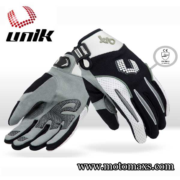 Guantes Cross UNIK X-10 Negro-Blanco