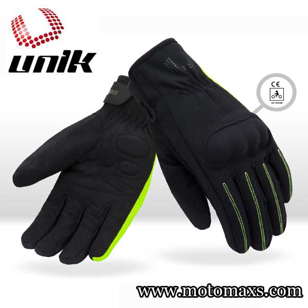 Guantes UNIK Invierno C-41 Cordura Negro/Fluor