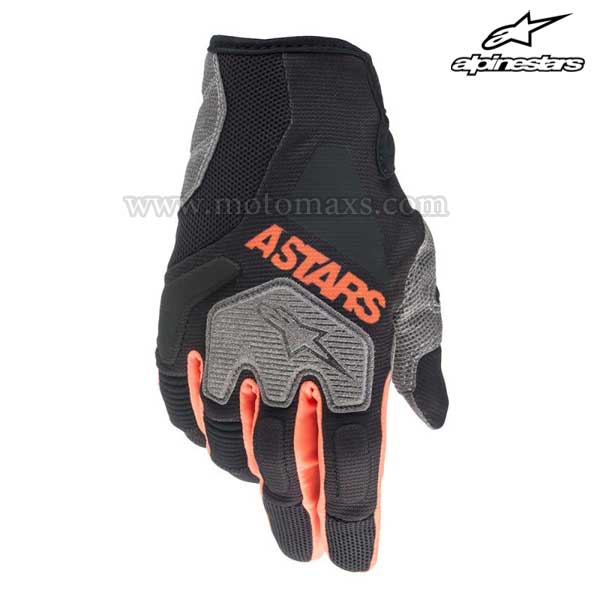 Guantes Cross Alpinestars "Venture R" Negros-Naranjas FL.