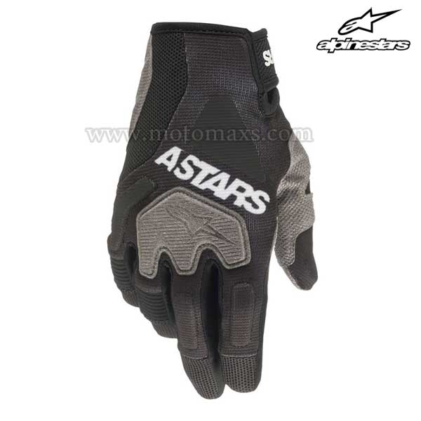 Guantes Cross Alpinestars "Venture R" Negros-Blancos.