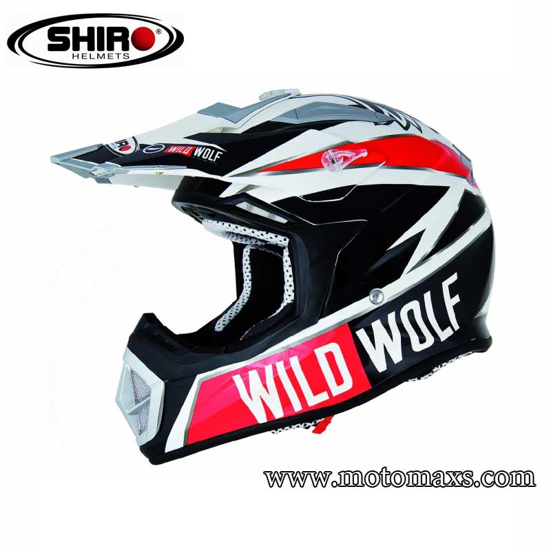 Casco Cross SHIRO MX-917 WILD WOLF