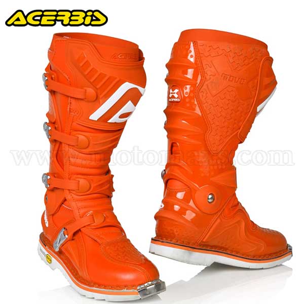 Botas Cross Acerbis "X-Move 2.0" Naranjas.
