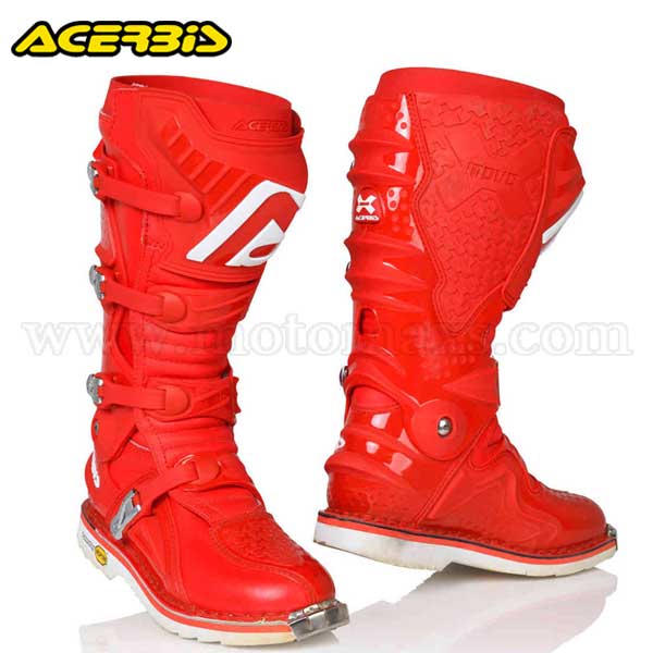 Botas Cross Acerbis "X-Move 2.0" Rojas.