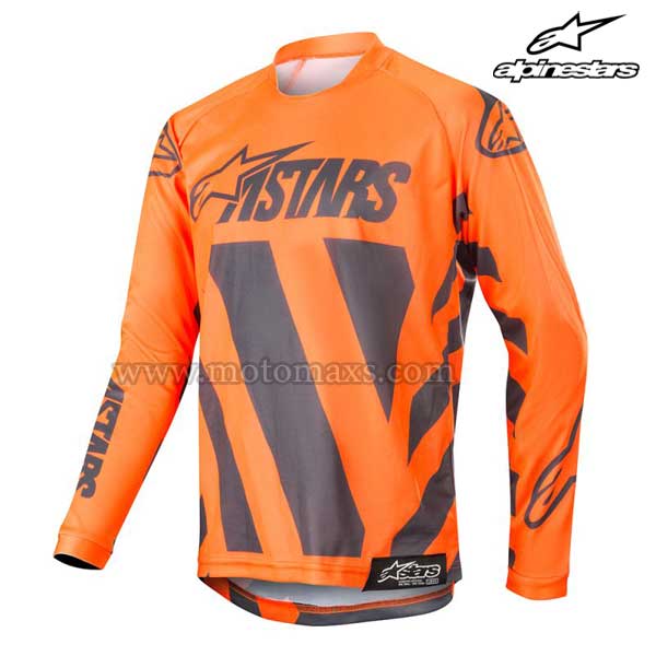 Camiseta Alpinestars Infantil "Racer Braap" Antracita-NJ FL.
