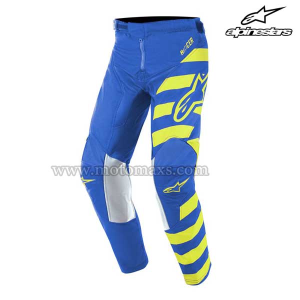 Pantalón Alpinestars Infantil "Racer Braap" Azul-Amarillo FL.
